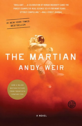 Book cover for "The Martian," by Andy Weir