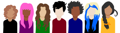 Six random, generic avatars designed to represent a wide range of people.