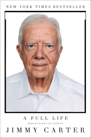 Book cover for "A Full Life: Reflections at Ninety," by Jimmy Carter