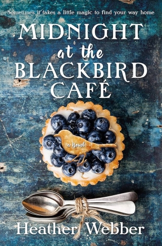 Book cover for "Midnight at the Blackbird Cafe," by Heather Webber