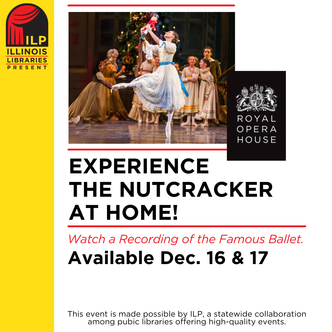 Experience the Nutcracker at Home. Includes still images from the ballet as performed by the Royal Opera Ballet.